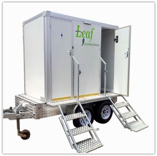 VIP portable toilet trailer